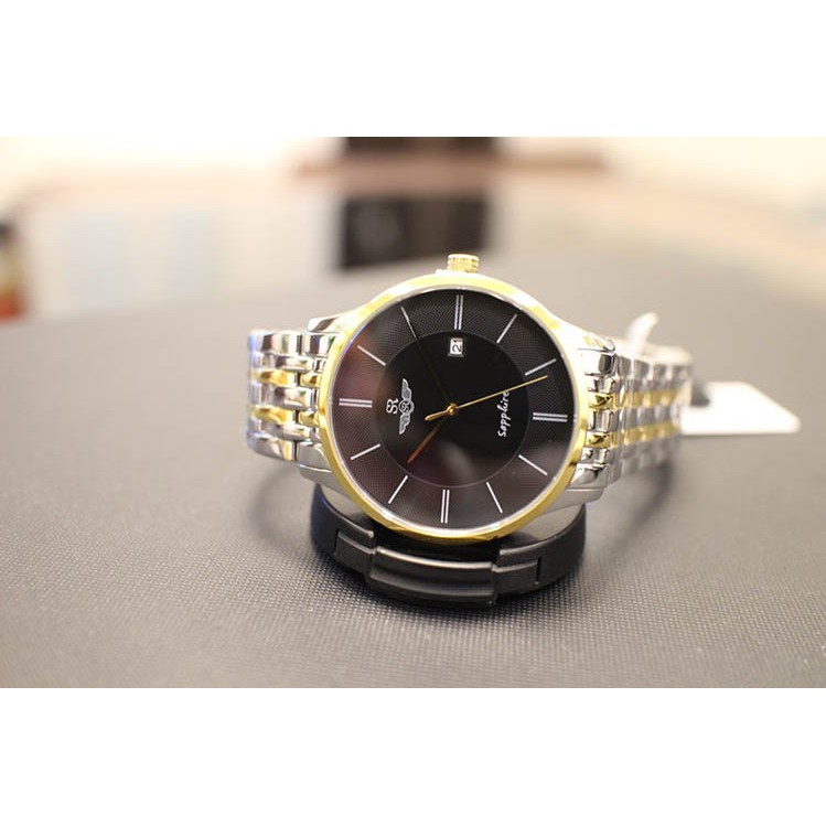 Đồng hồ đôi SRWATCH SG1073.1201TE - SL1073.1201TE Mặt Tròn kính Sapphire Thiết Kế Na