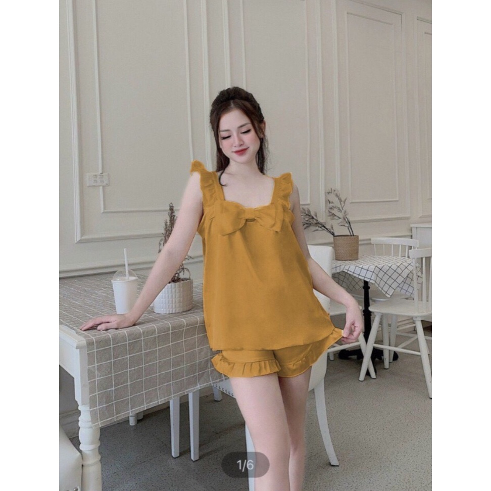 Đồ bộ LỤA ĐÙI NƠ MÀU MỀM MÁT DỄ THƯƠNG thời trang