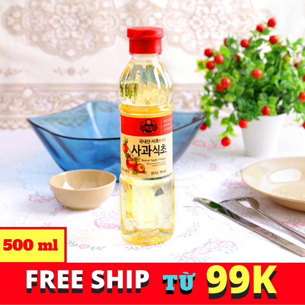 Giấm táo HÀN QUỐC BEKSUL chai 500ml