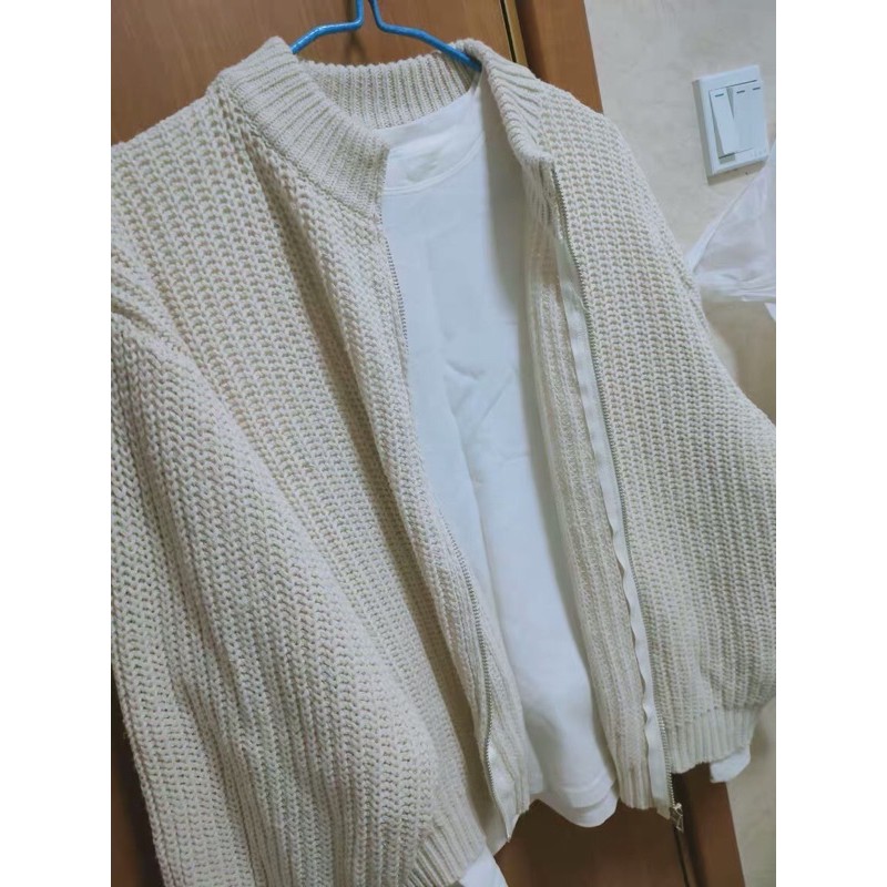 ÁO KHOÁC LEN KÉO KHOÁ