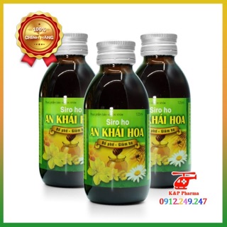 ❤ SIRO HO AN KHÁI HOA | GIẢM HO GIÓ, HO KHAN, VIÊM HỌNG, VIÊM PHẾ QUẢN