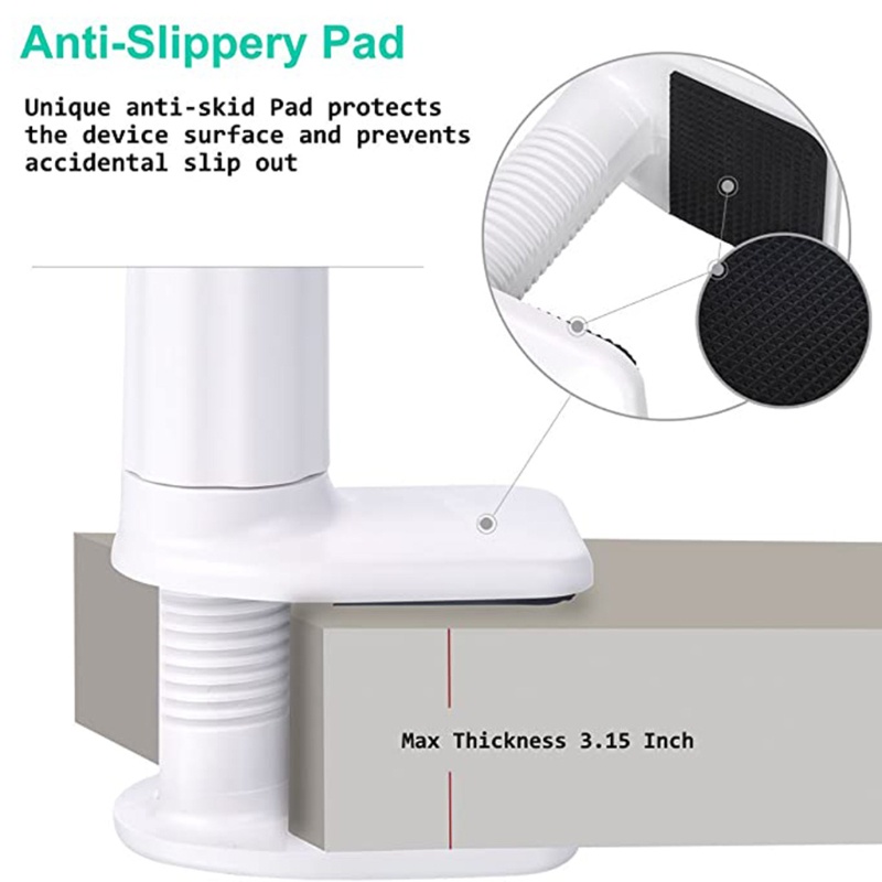 Giá Đỡ Cổ Ngỗng Linh Hoạt Xoay 360 Độ Kẹp Bàn Làm Việc