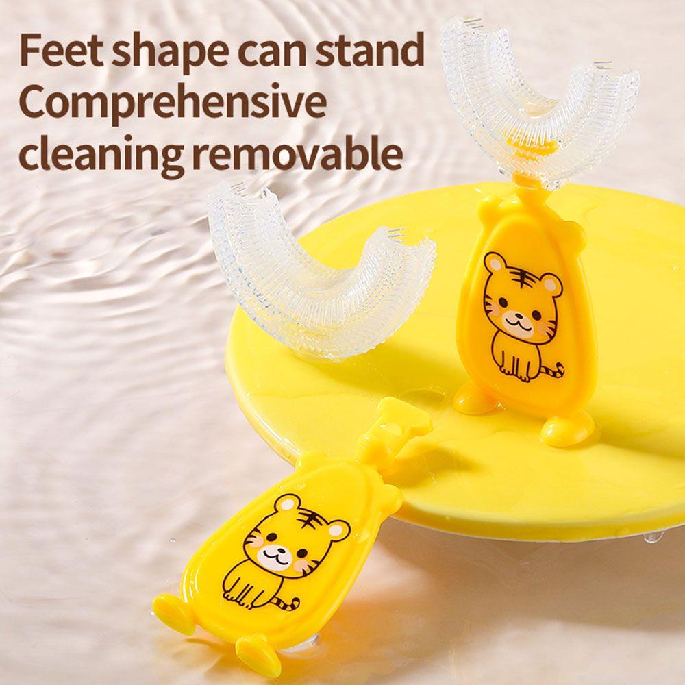 Bàn Chải Vệ Sinh Răng Miệng Lông Mềm Hình Chữ U Dành Cho Bé 8-12 Tuổi