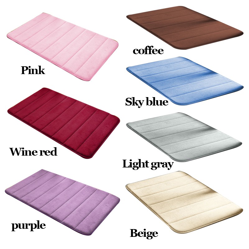 Thảm chùi chân chống trượt bằng lông cừu kích thước 40x60cm