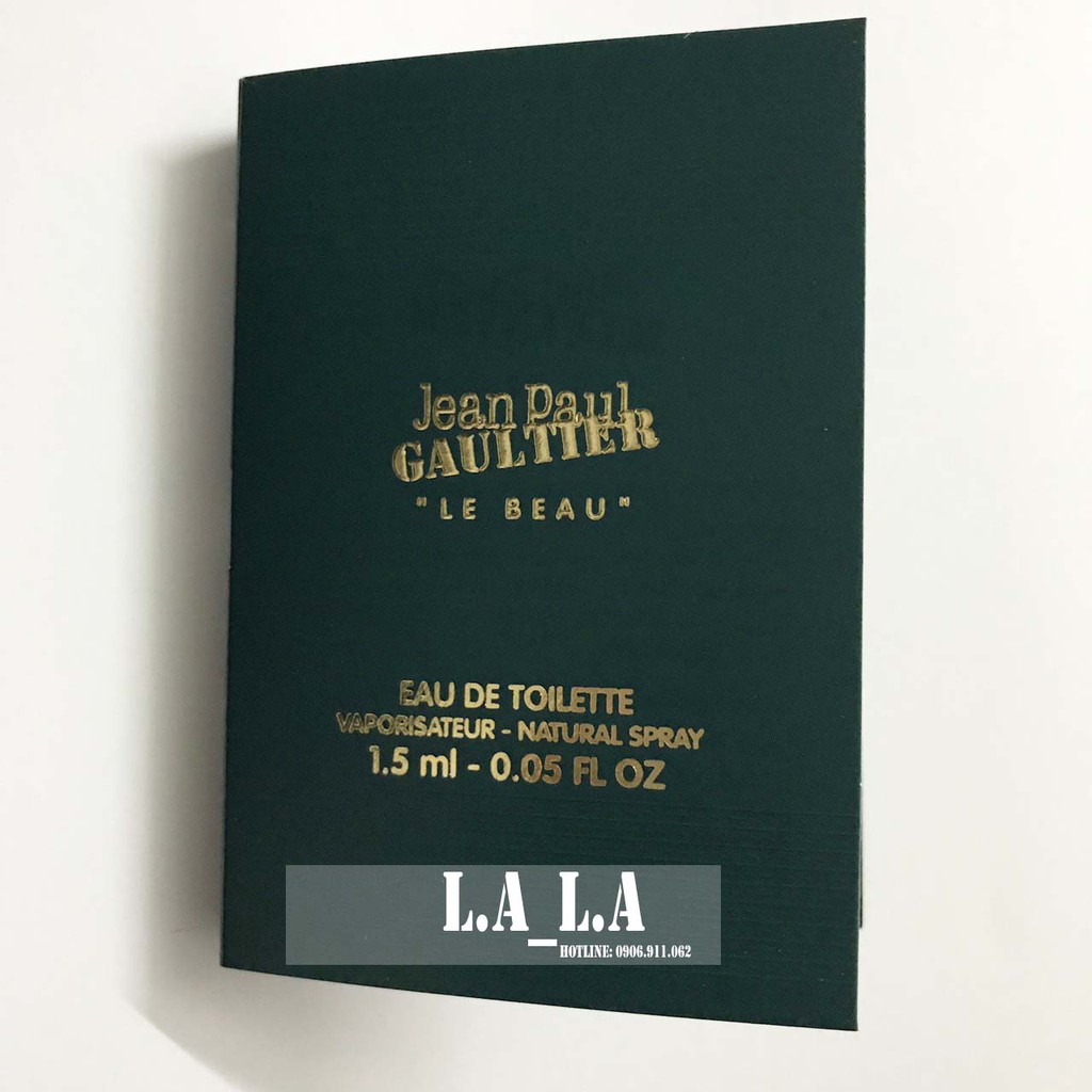 Nước hoa nam Le Male JEAN PAUL GAULTIER 1.5ml pháp
