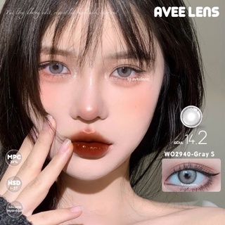 Lens mắt kính áp tròng xám tây giãn ít 14.2mm wo2940-gray s