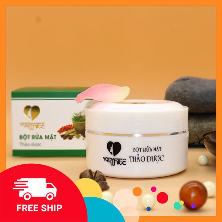 Bột Rửa Mặt Thảo Dược Tái Tạo Da Yody White Phương Anh - Làm Sạch Mụn Nám Tàn Nhang