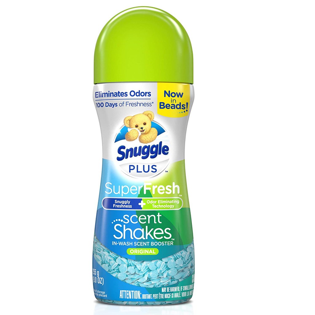 Hạt thơm áo quần Snuggle Scent Shakes in-Wash Scent Booster Beads SuperFresh Original 255g (Mỹ)