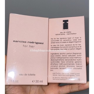 Nước hoa Narciso Rogriguez màu đen 30ml