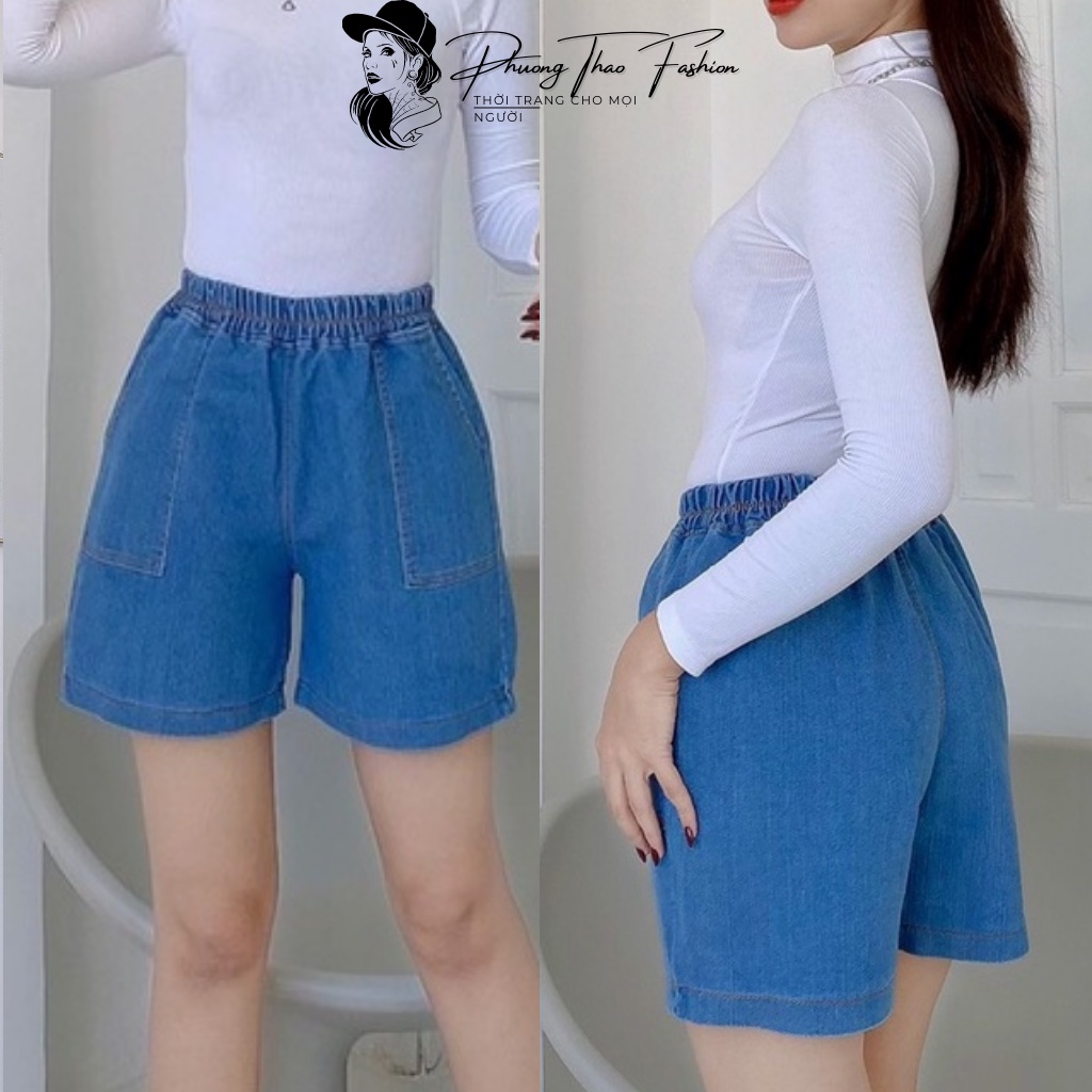 Quần Jean Nữ Lưng Giun Co Giãn - Quần Lững Ống Rộng