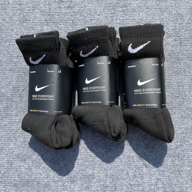 Tất vớ thể thao nam nữ Nike drifit cổ cao