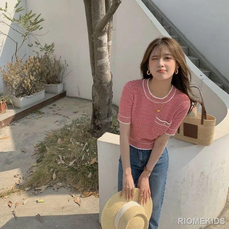 Áo Khoác Dáng Ôm Hoa Văn Kẻ Sọc Thời Trang Dành Cho Nữ | BigBuy360 - bigbuy360.vn