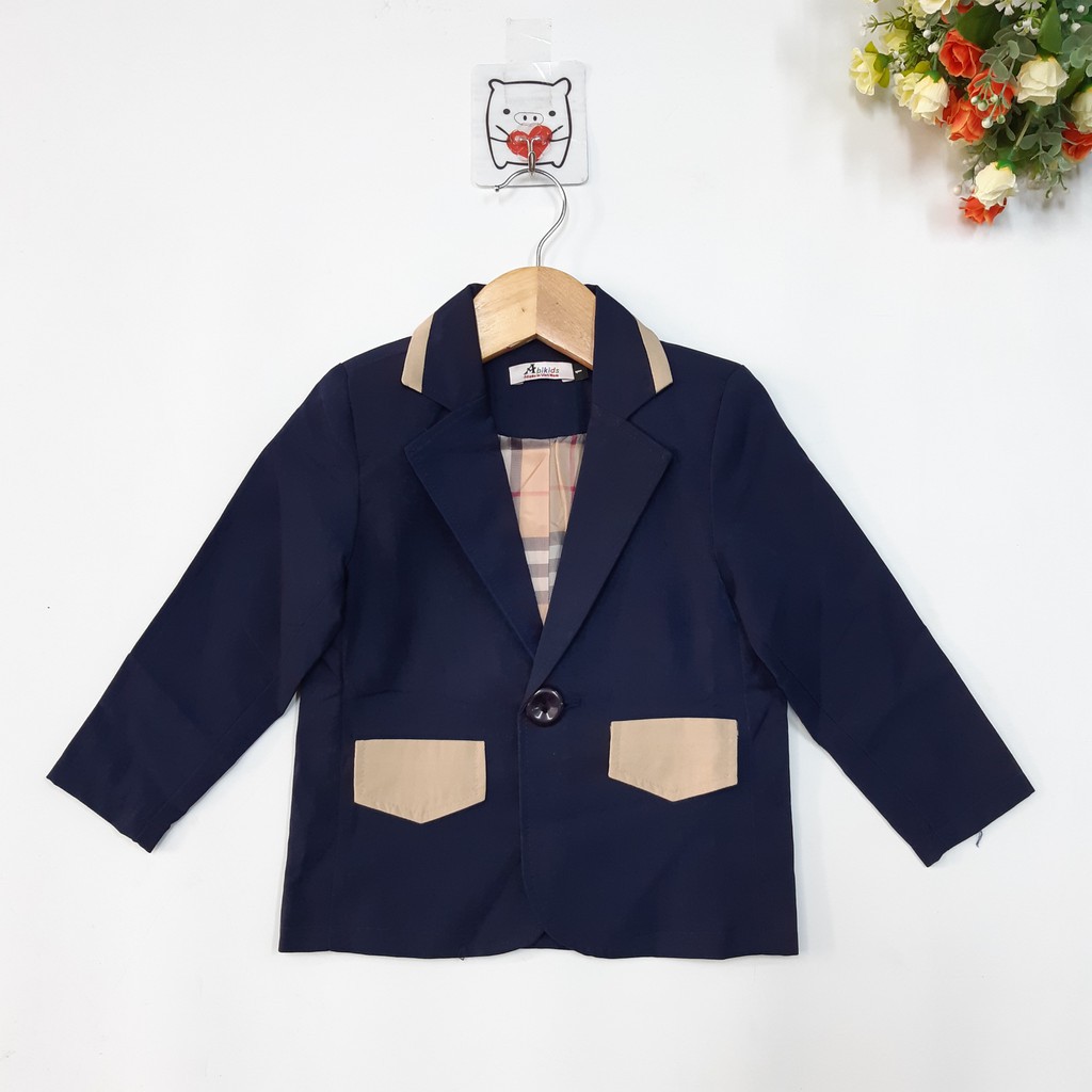 DG49-AKT-02- Áo khoác vest bé gái, nhiều màu khác nhau, chất kate 2 lớp dày dặn, made in Việt Nam