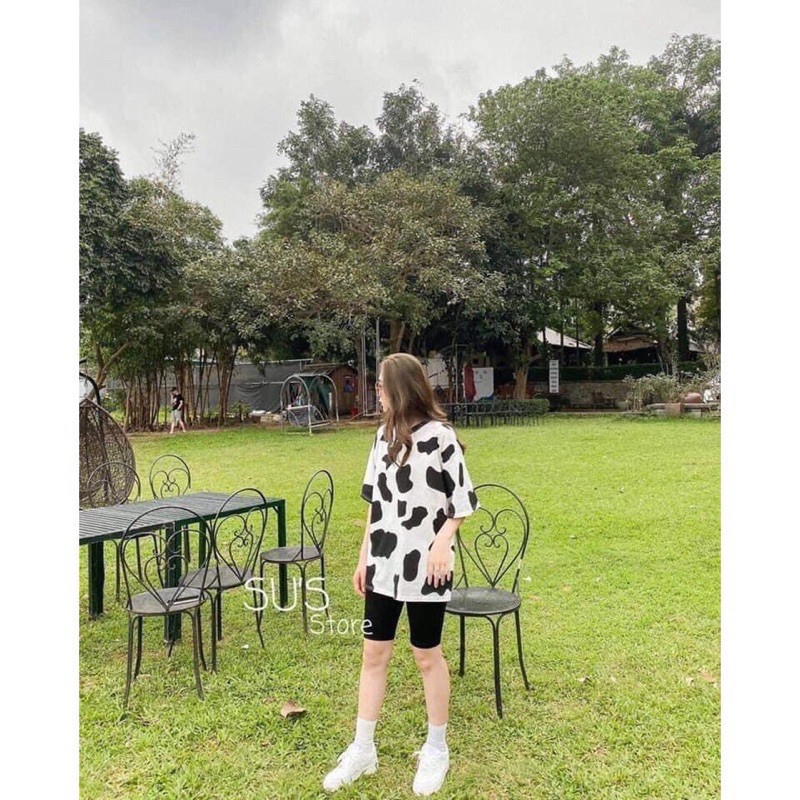 SET BÒ SỮA, ÁO BÒ SỮA + QUẦN LEGGING LỬNG