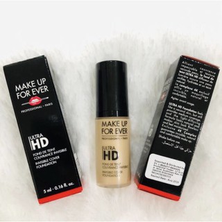 Kem nền Make Up For Ever Ultra HD Invisible Cover Foundation 5ml
