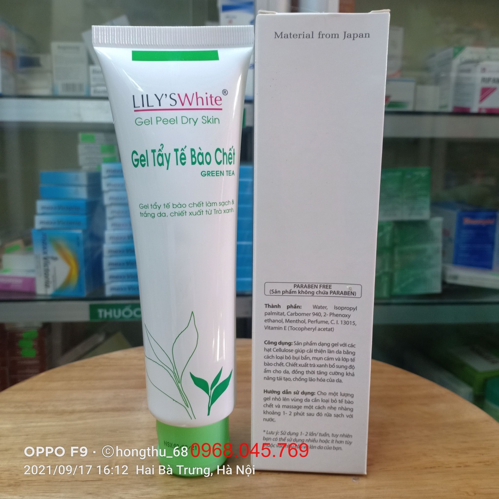 Gel Tẩy Tế Bào Chết Lily’s White tuýp 100g