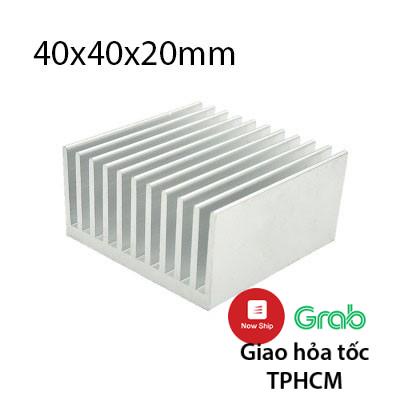 Nhôm tản nhiệt kích thước 40x40x20mm