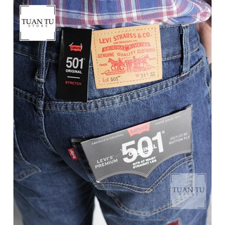 Quần Jeans Levis 501 form suông