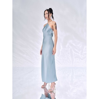 VÁY LỤA ĐỔ LƯNG MINA