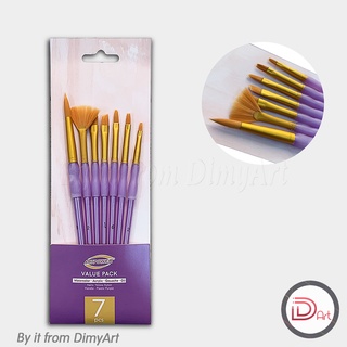 Bộ cọ vẽ 7 cây nhiều đầu cọ Art Power