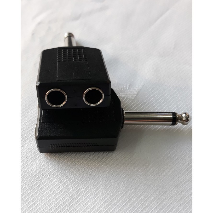 Jack cắm chia 2 mic 6.5mm