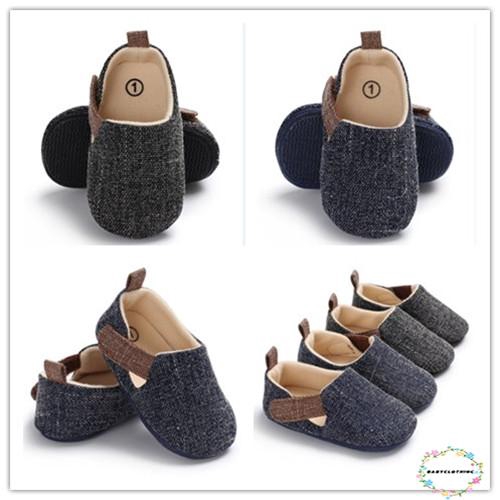 Giày lười mềm màu trơn đơn giản thoải mái cho bé sơ sinh từ 0-18 tháng tuổi