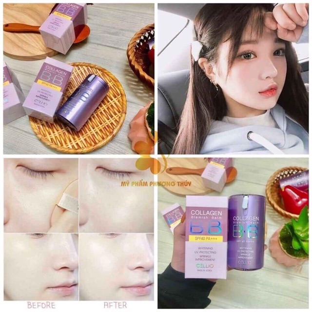 (HÀNG AUTH) KEM NỀN BB COLLAGEN CELLIO SPF40+