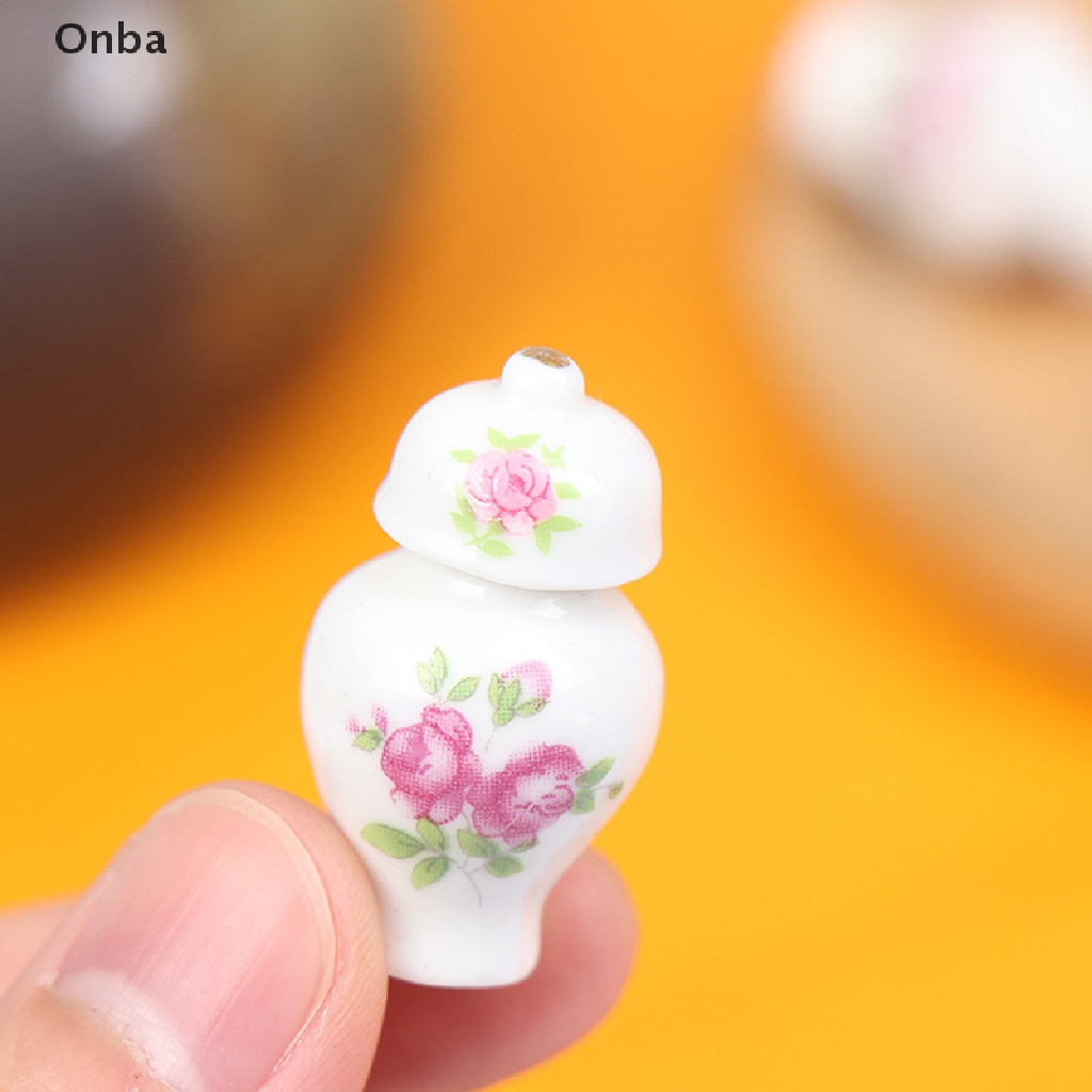Mô Hình Bình Gốm Sứ 1: 12 Trang Trí Nhà Búp Bê