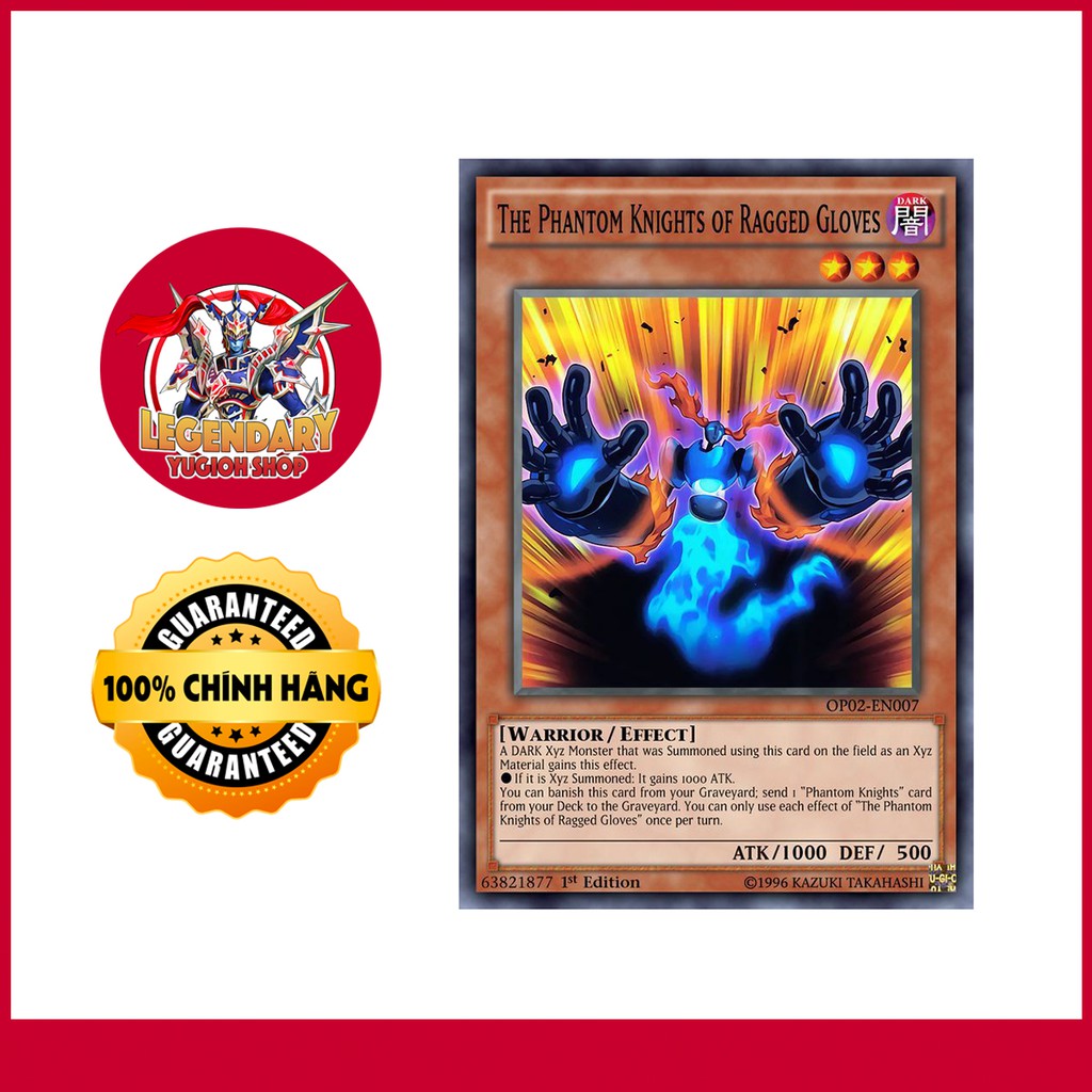 [EN-JP][Thẻ Bài Yugioh Chính Hãng] The Phantom Knights Of Ragged Gloves