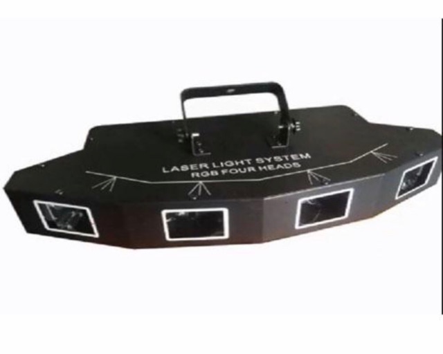 Đèn lade 4 cửa hình vòng cung pun 7 màu