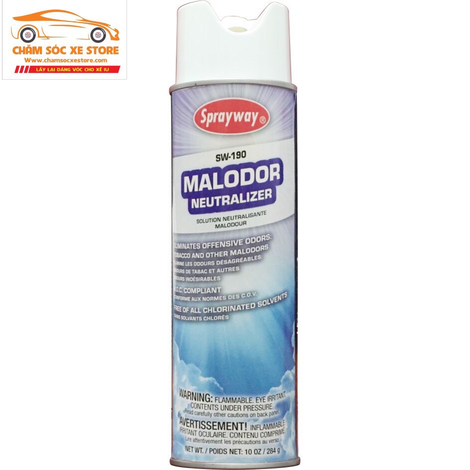 Chai xịt khử mùi hương quế Sprayway Malodor Neutral Air Fresh 284g chamsocxestore