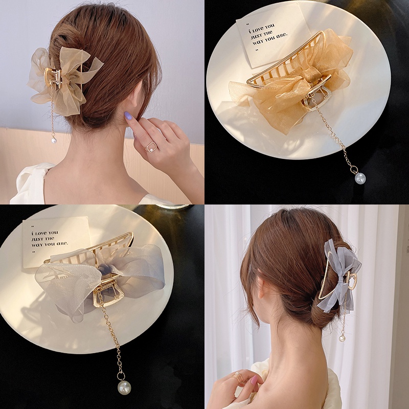 Kẹp Tóc Cá Mập Lớn Phong Cách Hàn Quốc Cho Nữ