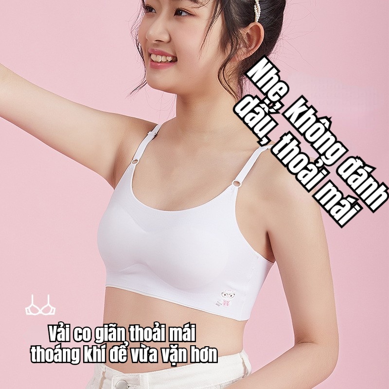 Áo lót lá cho bé gái sét áo Bra size đại từ 25 đến 55kg