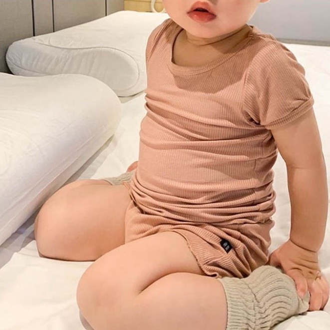 [Màu 9-16] Bộ Cộc Tay Thun Tăm MINKY MOM QUẢNG CHÂU Nằm Điều Hòa