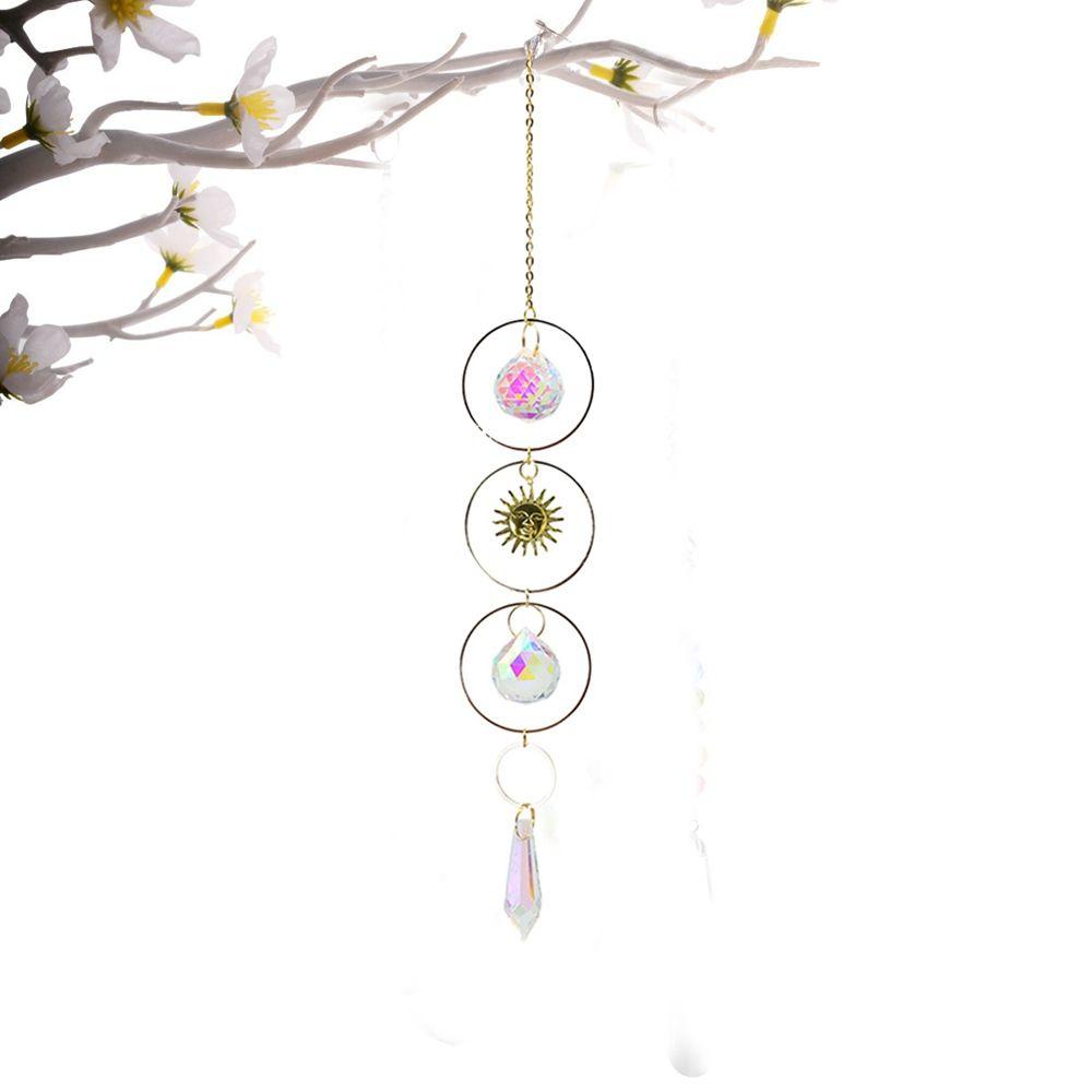 Mặt Dây Treo Tường Hình Mặt Trời Nhiều Màu Trang Trí Nhà Cửa