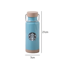 STARBUCKS Bình nước màu xanh dương phong cách Walker 473ml