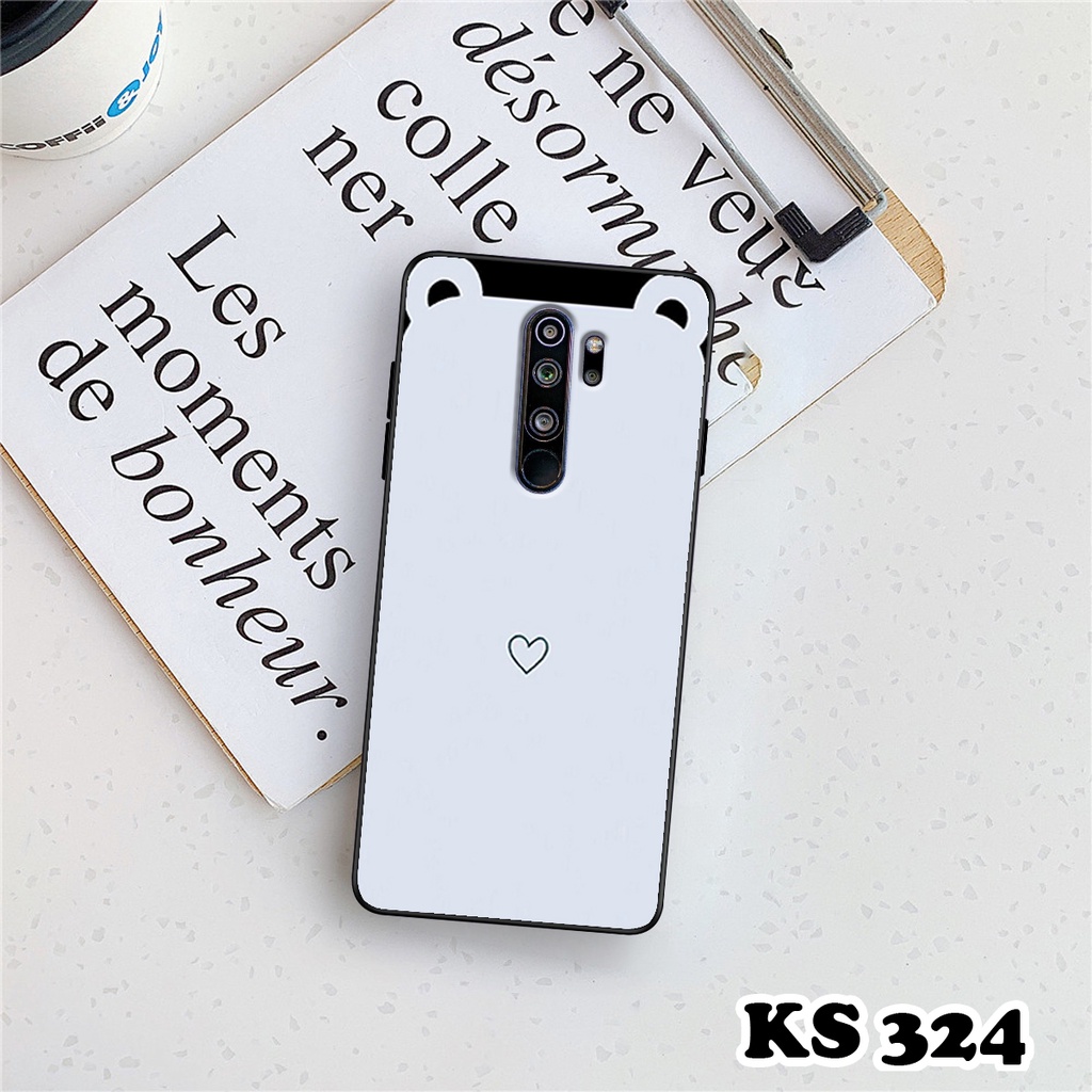Ốp lưng Xiaomi Redmi Note 8 - Xiaomi Redmi Note 8 Pro - Ốp in hình tai thỏ , lưng nhám viền TPU cao cấp