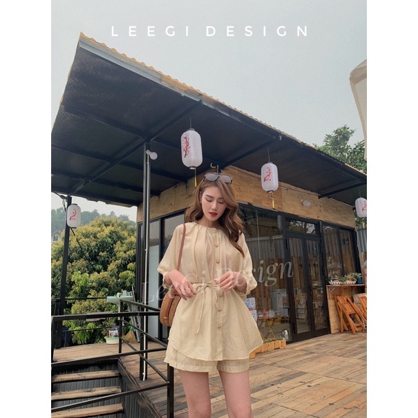 Set tơ cổ tròn tay lỡ