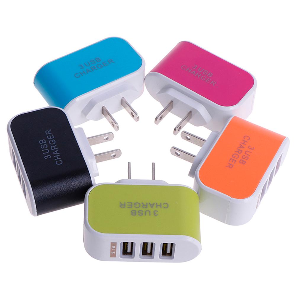 Củ Sạc 3 Cổng USB 3.1A Tiện Lợi
