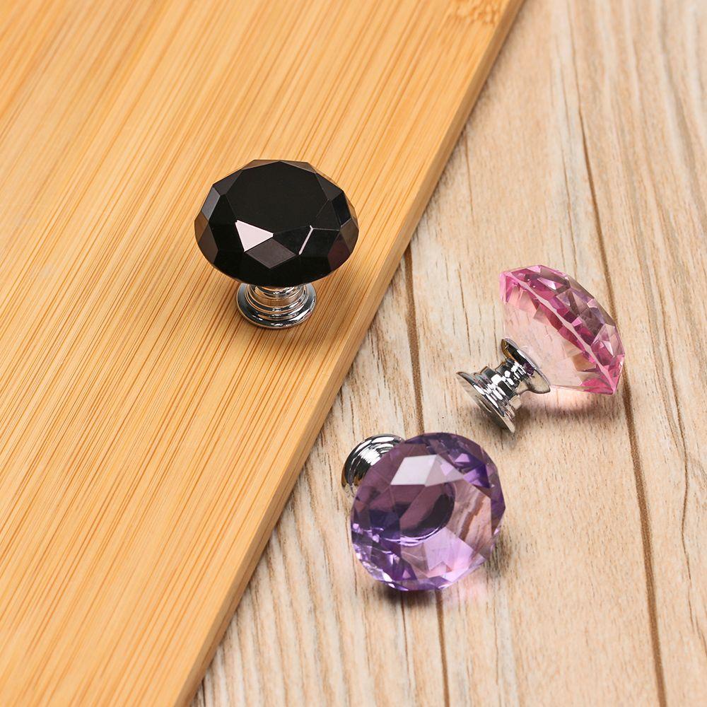 PINEVN Tay Nắm Ngăn Kéo Tủ Hình Kim Cương Nhiều Màu