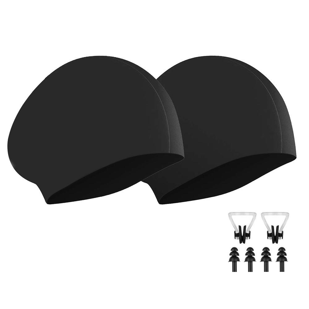 MYRONGVN Mũ Bơi Silicone Chống Thấm Nước Độ Co Giãn Cao Tiện Dụng