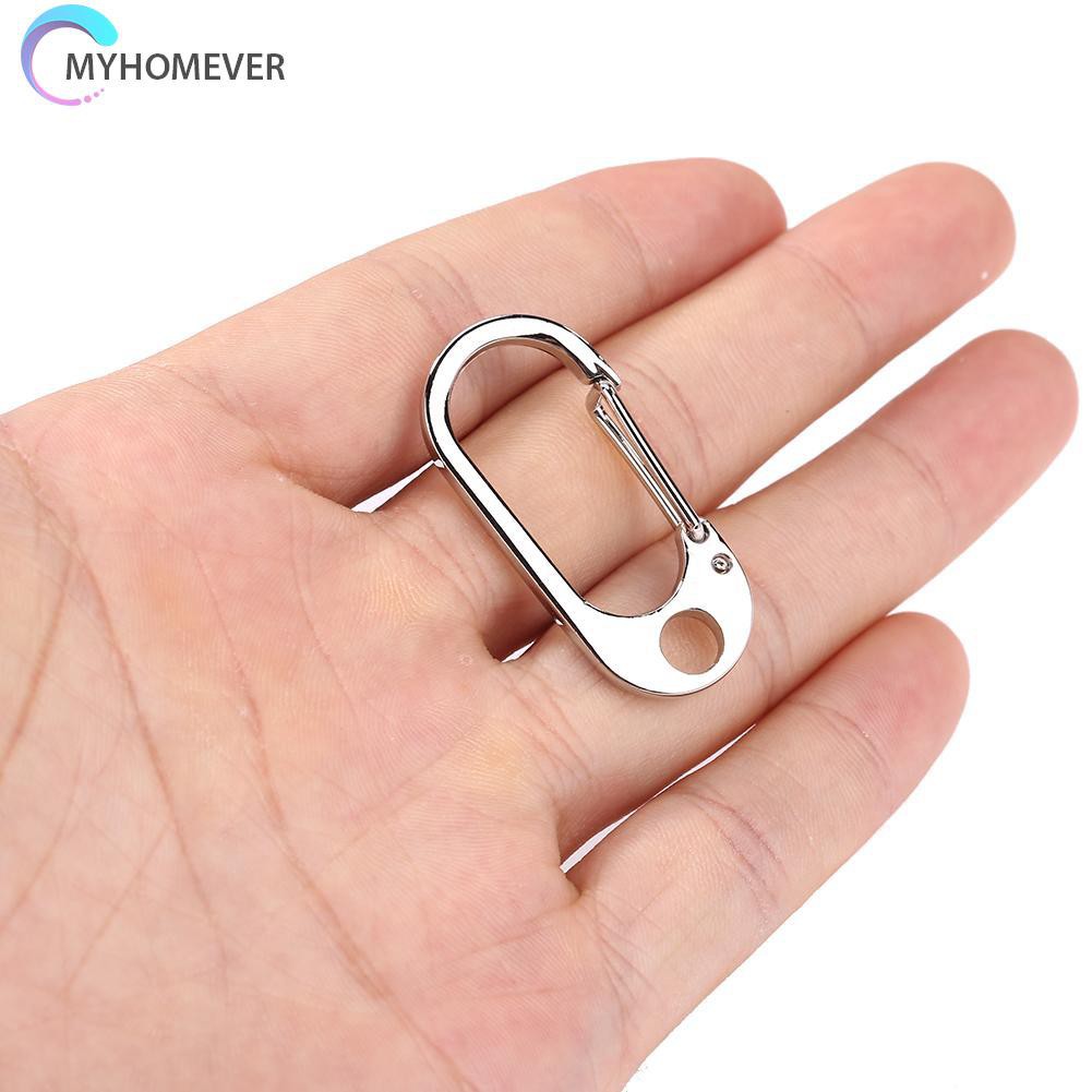 Móc khóa bằng hợp kim kẽm màu đen/bạc dùng cho các hoạt động ngoài trời