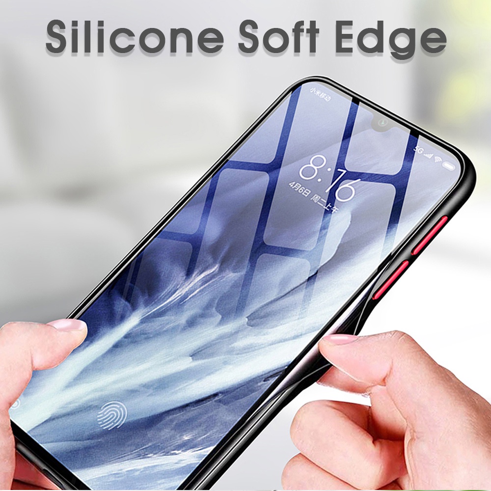 Ốp Điện Thoại Cứng Trong Suốt Chống Va Đập In Hình Gấu Trắng Cho Samsung Galaxy M30S M21 M31 M51 M62 F62 M10 M20 M32