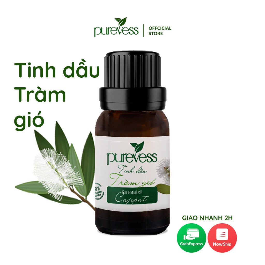 Tinh dầu Tràm Gió giúp giảm mệt mỏi PUREVESS 15ml