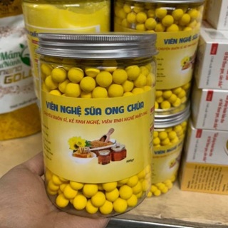 VIÊN NGHỆ MẬT ONG hộp 500g  TINH BỘT NGHỆ hộp 500g