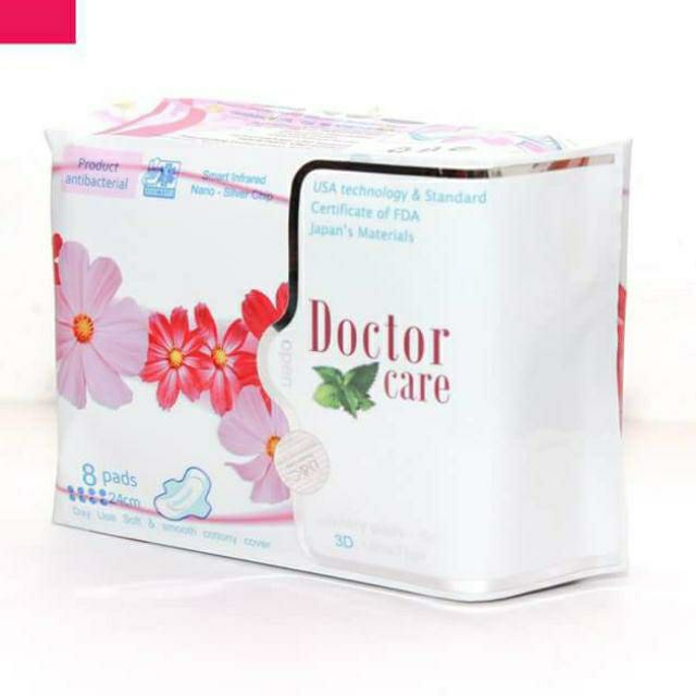 Băng vệ sinh Doctor Care siêu mỏng cánh 8 miếng  / 1 gói