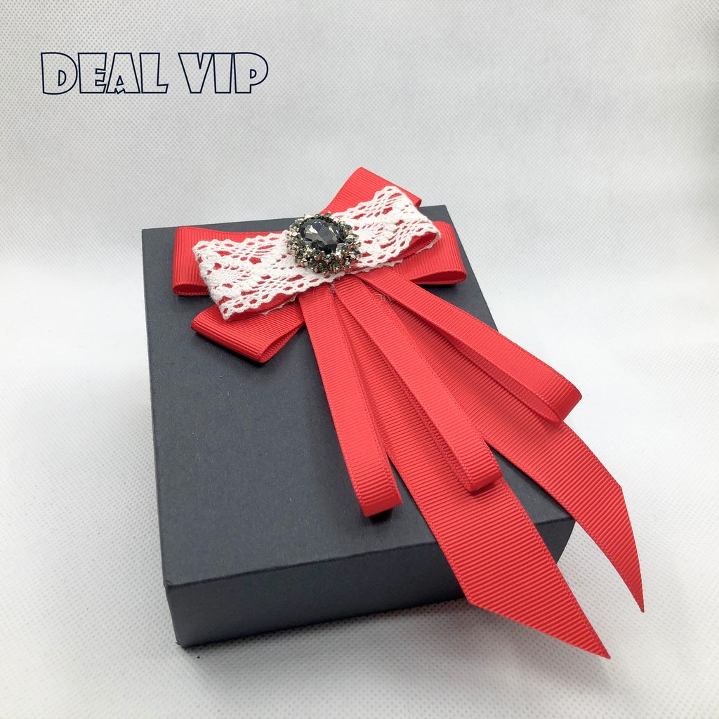 Nơ cài áo handmade - Tag cài áo - HM30