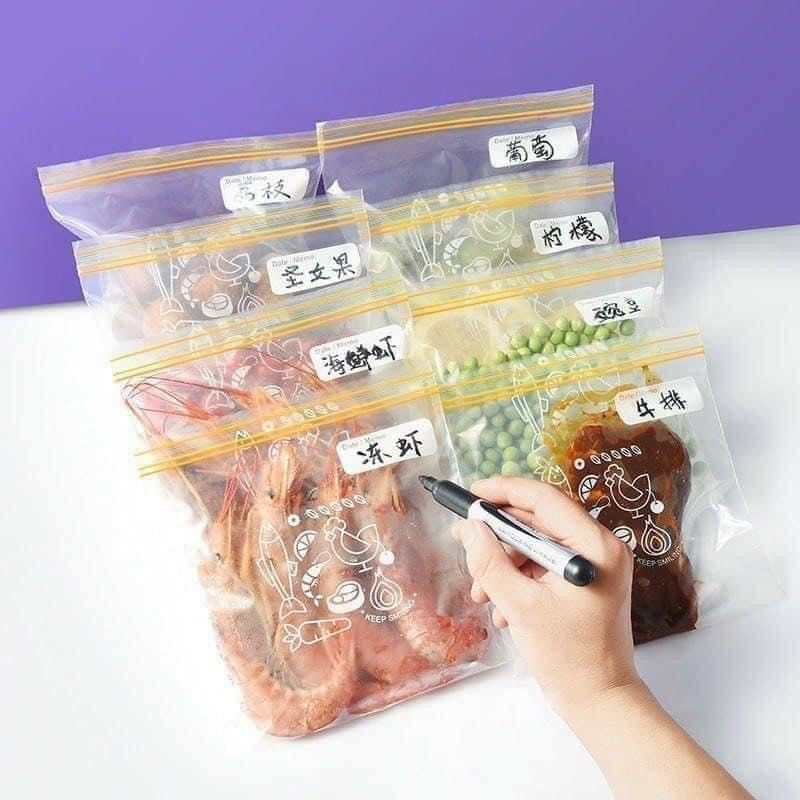 Set 3 Hộp Túi Zip Đựng Thực Phẩm Đủ Size,Tái Sử Dụng