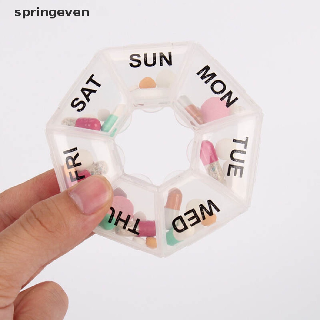 Hộp Đựng Thuốc 7 Ngày Có Giá Đỡ Tiện Lợi