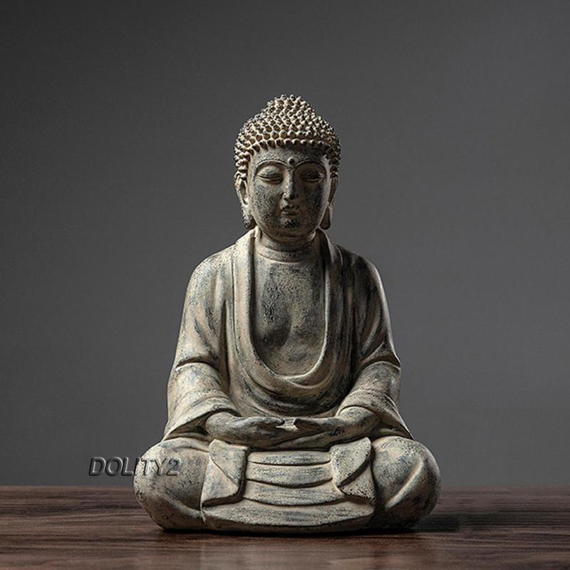 Mô Hình Tượng Phật Nhỏ Xinh Để Bàn Trang Trí Làm Thủ Công